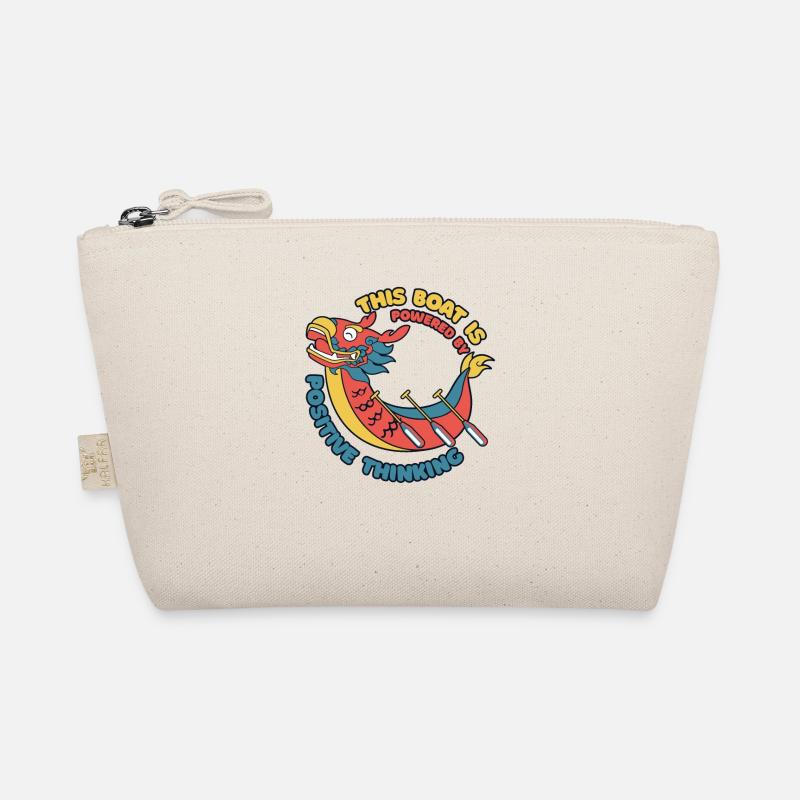 Boat Is Powered By Positive Thinking Team Lover Organic Pouch