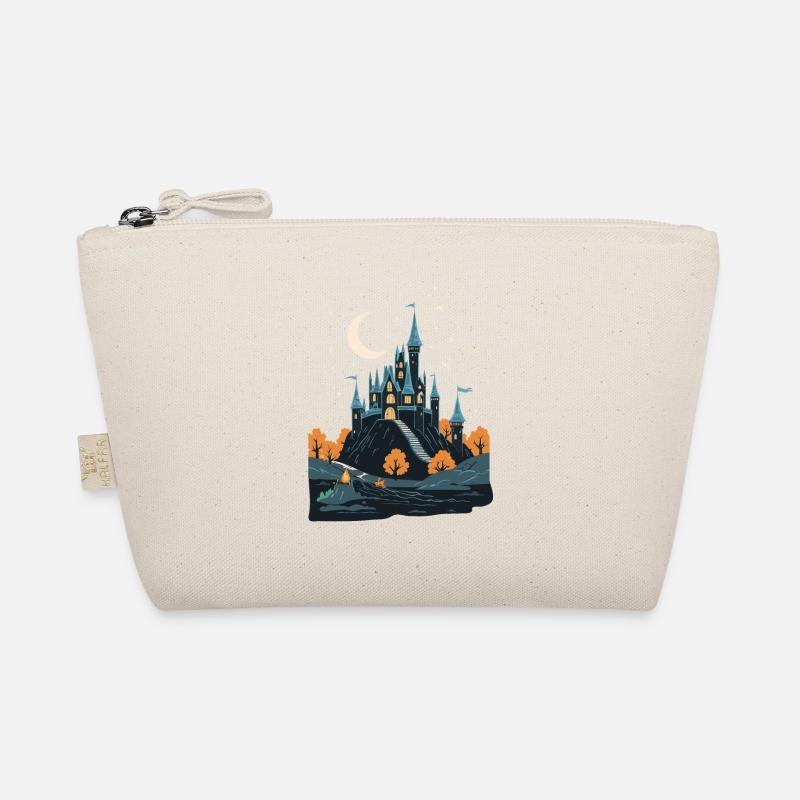 Spooky Haunted Castle Magical Haunted Castle Organic Pouch