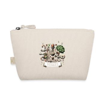 Veganer Vegetarier Steampunk Gemüse Geschenk - Bio-Täschchen - Natur - Vorne