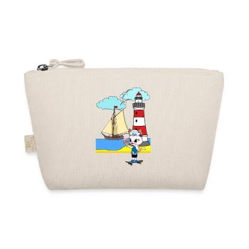 Cat Holidays North Sea Baltic Sea Holiday Children Child - Organic Pouch - nature - Front
