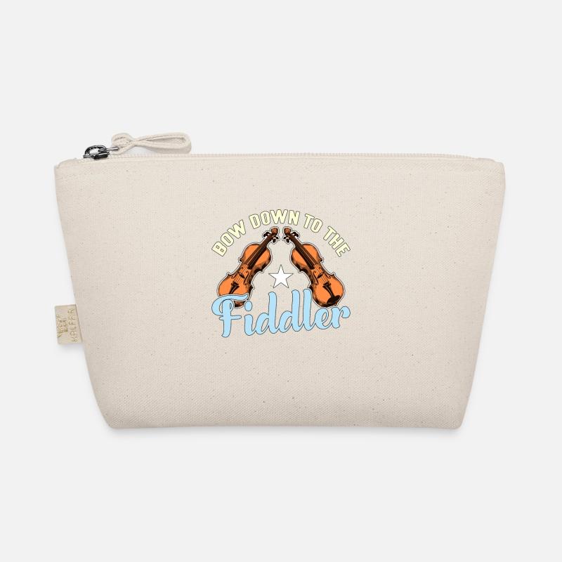 Fiddle Bow Down to the Fiddler String Instrument Organic Pouch