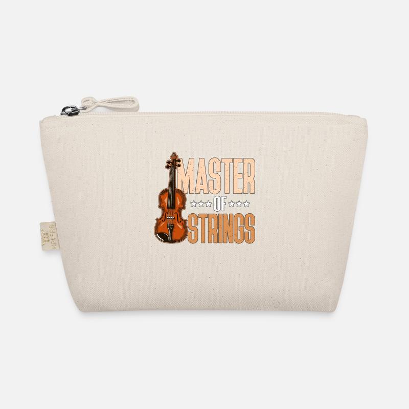 Fiddle Master Of Strings Violinist Fiddle Player Organic Pouch