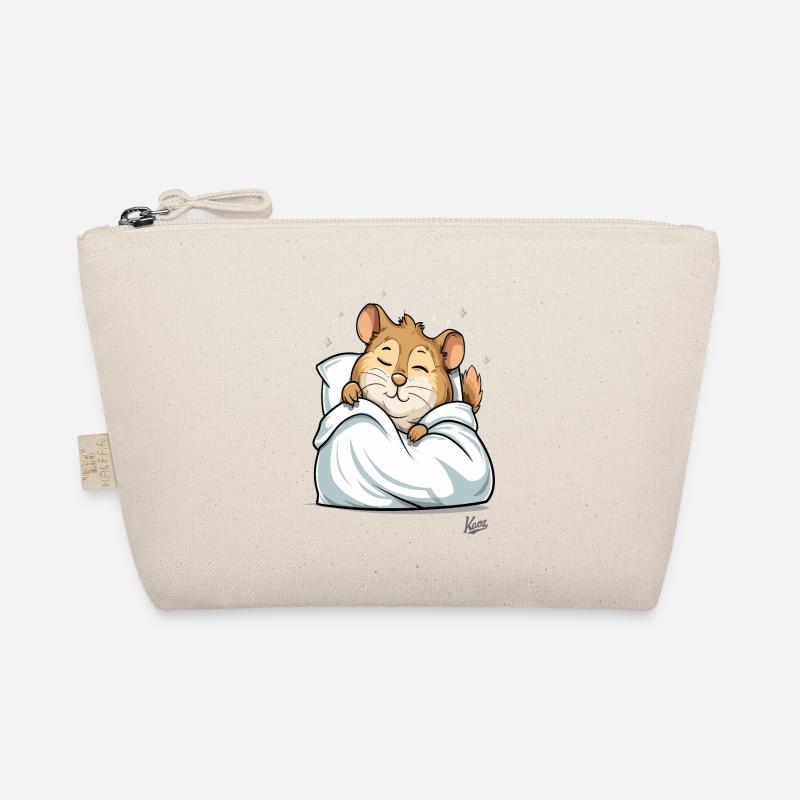 Small, cute, sleeping hamster Organic Pouch