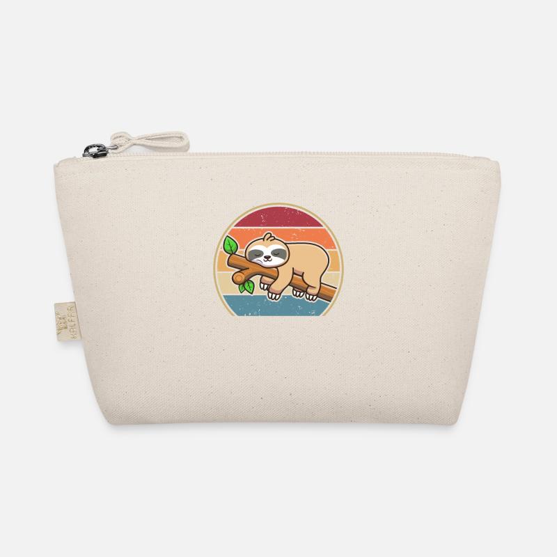 Rétro à gorge brune Pilosa Folivora Lover Sloth Trousse biologique