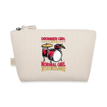 DrummerGirl Like A Normal Girl But So Much Louder3 - Bio-Täschchen - Natur - Vorne