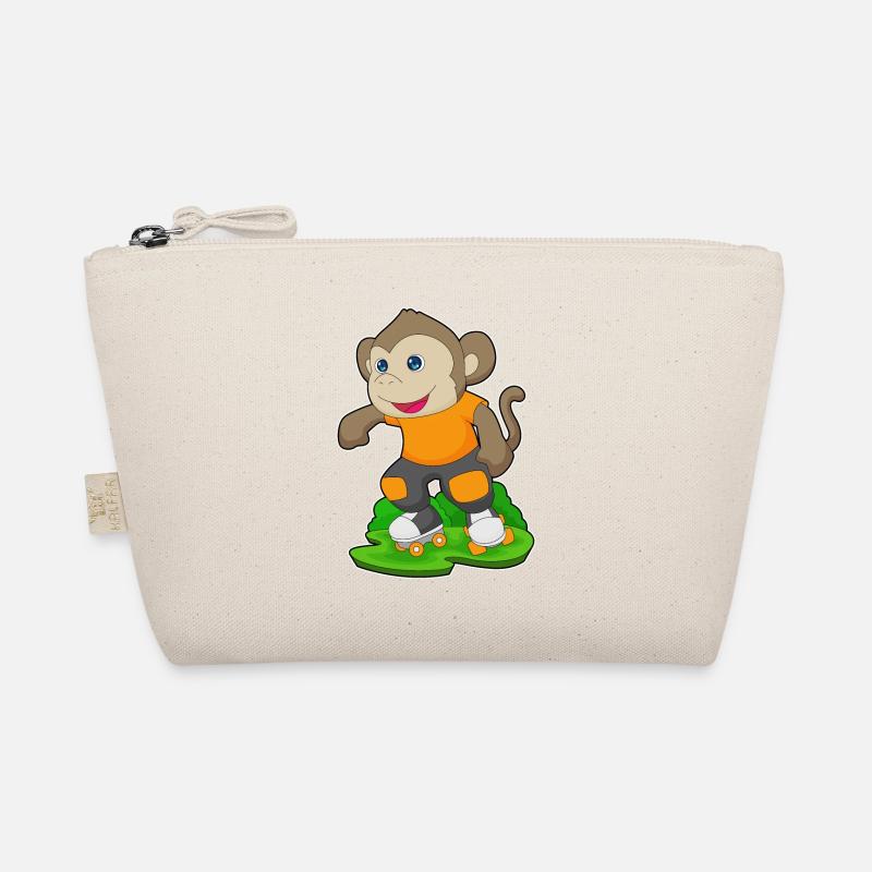 Affe Inline skating Rollschuhe Bio-Täschchen