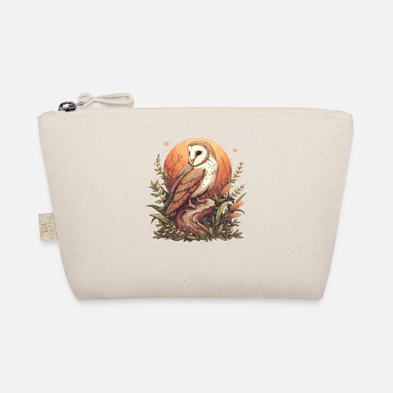 Barn Owl Schleiereulen Schleiereule - Bio-Täschchen - Natur