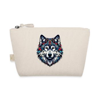 Wolf - Organic Pouch - nature - Front