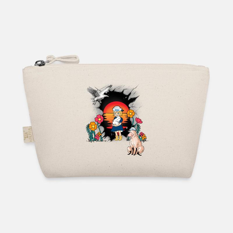 maritim Mädchen Matrose Küste Schaf Möwe Kind Bio-Täschchen