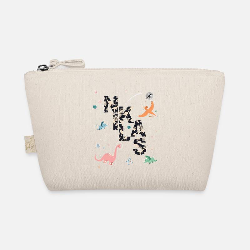 NIKLAS - Beautiful boy name with dinosaur Organic Pouch
