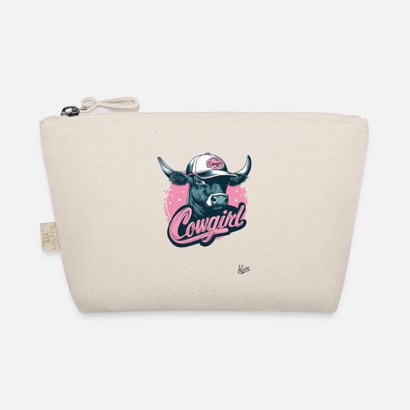 The cow with the baseball cap Organic Pouch