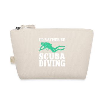 Scuba Diving Diver - Organic Pouch - nature - Front