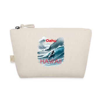 Oahu Hawaii Surfen Welle Oahu Hawaii Surfing Wave - Bio-Täschchen - Natur - Vorne