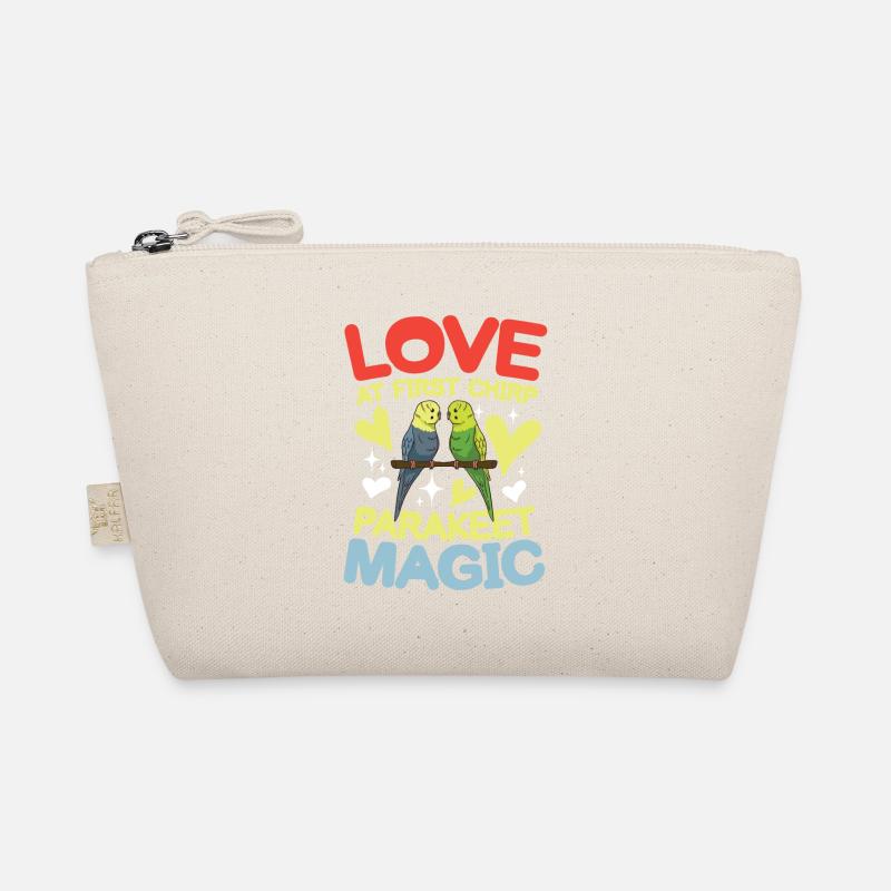 Love At First Chirp Parakeet Magic Bio-Täschchen