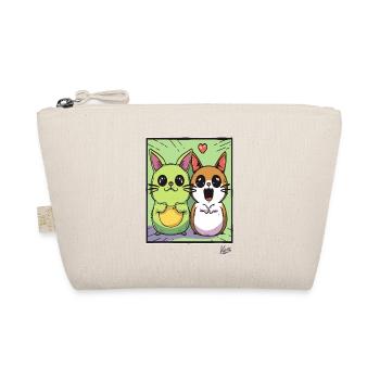 Des amis chats drôles et adorables - Trousse biologique - nature - Devant