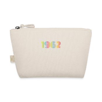 1962 Birthday Funky Year - Organic Pouch - nature - Front