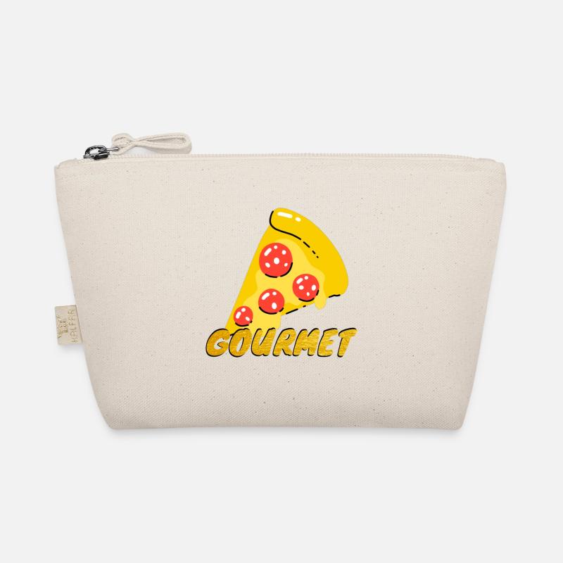 Gourmet Pizza Slices Graphic Gourmet Pizza Slice Organic Pouch