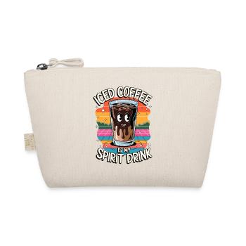Iced Coffee Is My Spirit Drink Retro - Organic Pouch - nature - Front