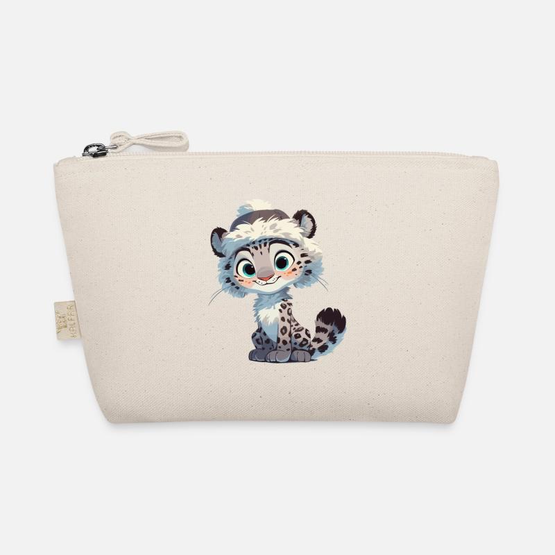 Snow Leopard Schneeleoparde Schneeleopard Organic Pouch