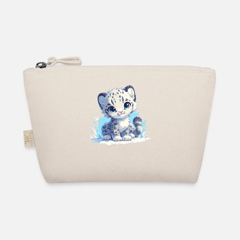 Snow Leopard Schneeleoparde Schneeleopard Organic Pouch