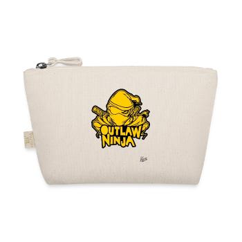 Yellow Outlaw Ninja - Organic Pouch - nature - Front