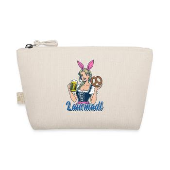 Lausmadl - Madl im Dirndl - Bier und Bretzel - Bio-Täschchen - Natur - Vorne