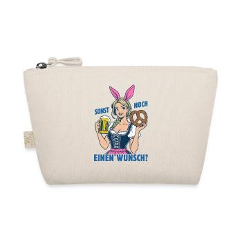 Sonst noch einen Wunsch? Dirndl, Bier und Bretzel - Bio-Täschchen - Natur - Vorne