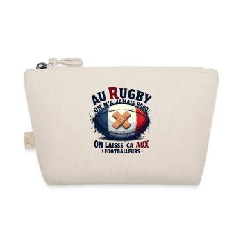 Au Rugby On N'A Jamais BOBO On Laisse ça Aux Foot - Trousse biologique - nature - Devant