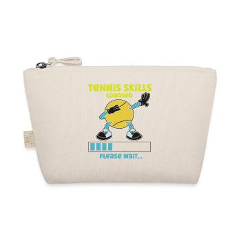Funny Tennis Player Racket Tennis - Organic Pouch - nature - Front