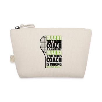 Entraîneur de raquette de joueur de tennis drôle - Trousse biologique - nature - Devant