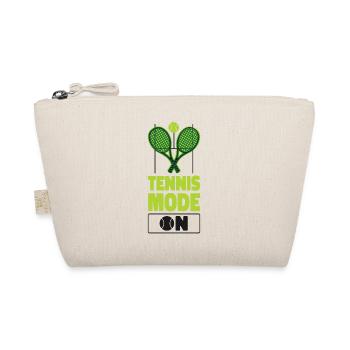 Funny Tennis Player Racket Tennis - Organic Pouch - nature - Front