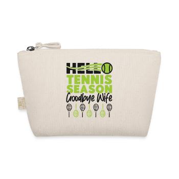 Funny Tennis Player Racket Husband - Bio-Täschchen - Natur - Vorne