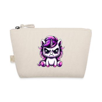 Licorne mignonne Maléfique - Trousse biologique - nature - Devant
