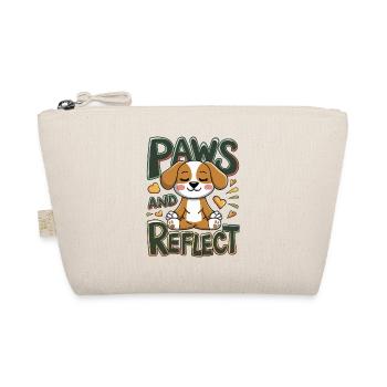 Paws And Reflect Dog Yoga Meditation - Organic Pouch - nature - Front
