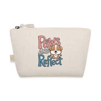 Paws And Reflect Dog Yoga Meditation More Relaxed - Organic Pouch - nature - Front