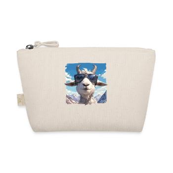 Alpine Goat Bergziegen Bergziege - Bio-Täschchen - Natur - Vorne