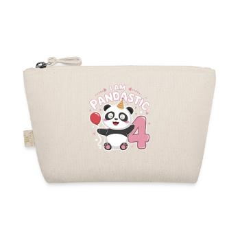 Je suis Pandastic 4e anniversaire Panda - Trousse biologique - nature - Devant