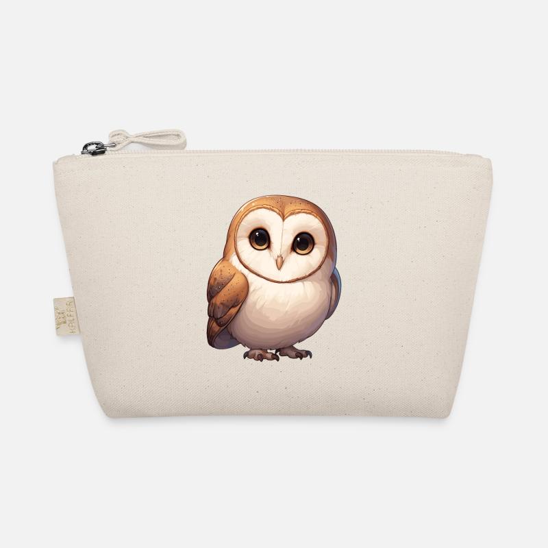 Barn Owl Schleiereulen Schleiereule - Bio-Täschchen - Natur