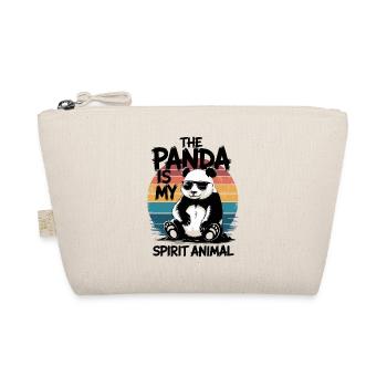 Les lunettes de soleil rétro Panda Is My Spirit Animal - Trousse biologique - nature - Devant
