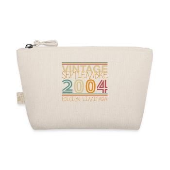 September 2004 Retro Vintage Birthday Gift - Organic Pouch - nature - Front