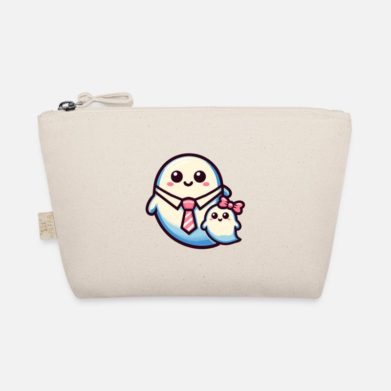 Dad Ghost Scary Halloween Costume Idea Organic Pouch