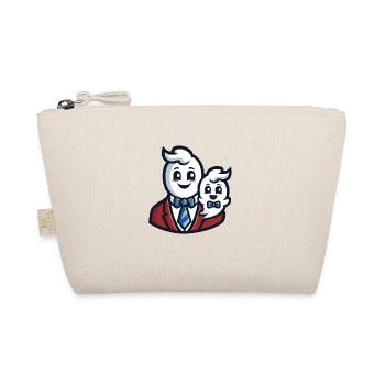 gruPapa Ghost Father With Child Funny Halloween - Organic Pouch - nature - Front