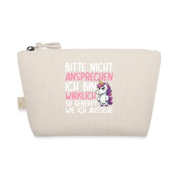 Please don't talk to me I'm really so annoyed - Organic Pouch - nature - Front