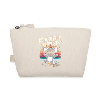 Koalafied for partying funny retro style - Organic Pouch - nature - Front