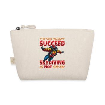 Funny skydiver - Organic Pouch - nature - Front