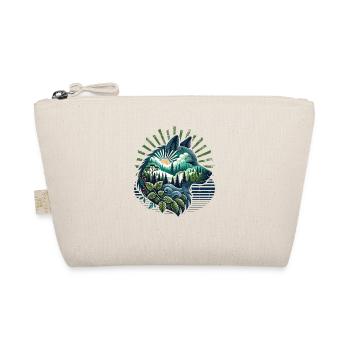 Wilderness Inside the Bear Retro Vintage - Organic Pouch - nature - Front