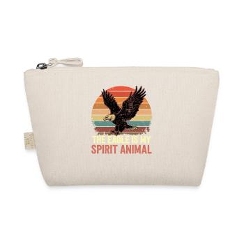 Adler The Eagle Is My Spirit Animal - Organic Pouch - nature - Front