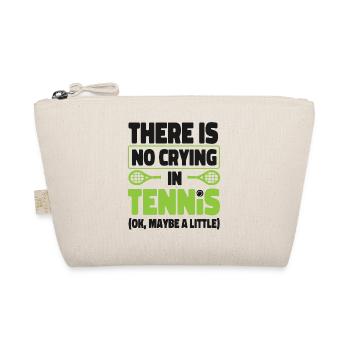 Funny Tennis Player Racket There - Organic Pouch - nature - Front