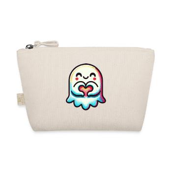 My Halloween Boo Cute Love Ghost - Organic Pouch - nature - Front