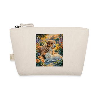 Hund und Katze Dog and Cat - Organic Pouch - nature - Front